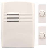 Heath Zenith SL-7312-03 Doorbell Kit, Wireless, 85 dB, White
